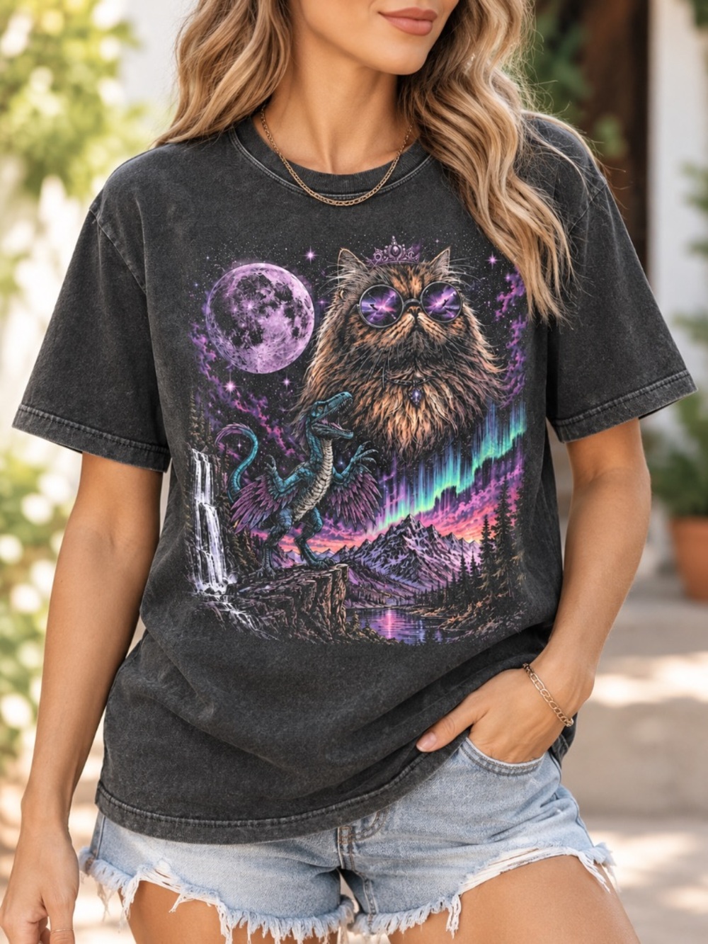 Dungeon Crawler Carl Princess Donut and Mongo Comfort Colors Shirt